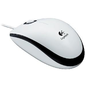 M100 Logitech Mouse - WHITE USB , EMEA-914 - AKOYA HANGTAB BOX  L910-006764