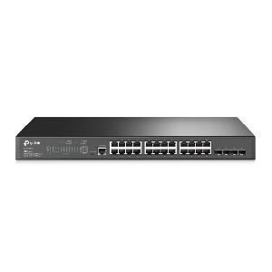 TL-SG3428, TP-Link, 24-Port Gigabit L2 Managed Switch with 4 SFP Slots