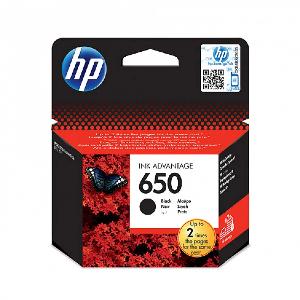  650, HP, Ink Cartridge, Black.