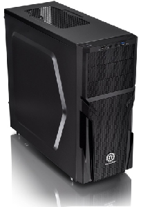 Versa H21, ThermalTake Mid Tower Black/No Win/ 3x120mm Fan,3 x 5.25,3 x 3.5  CA-1B2-00M1NN-00