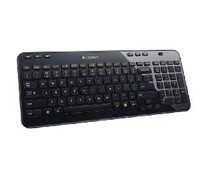  K360, Logitech, Keyboard, Wireless, EN/RU, BLACK.