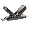  US5, NETAC, External  HDD/SSD, USB3.2+TypeC Solid State Flash Drive 1TB,up to 550MB/500MB/s.
