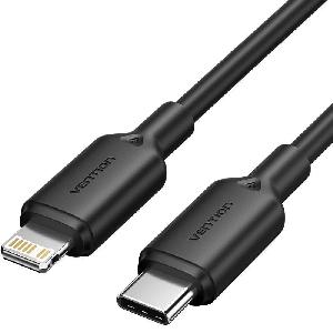 VENTION LAKBH USB 2.0 Type-C Male to Lightning Male 3A Cable 2M PVC Type