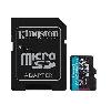 SDCG4/256GB, Kingston 256GB microSDXC Canvas Go Plus Gen4 200MB/s A2 U3 V30 Card + Adapter SDCG4/256GB, Kingston 256GB microSDXC Canvas Go Plus Gen4 200MB/s A2 U3 V30 Card + Adapter