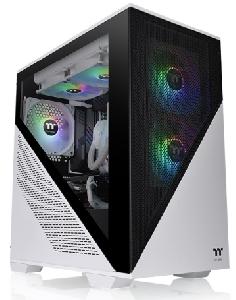  Thermaltake Divider 170 TG Snow ARGB, THERMALTAKE, CASE, White, E-ATX, 120mmx3 Fans, AIO 420mm, air 190mm, GPU 410mm, 7x3.5”