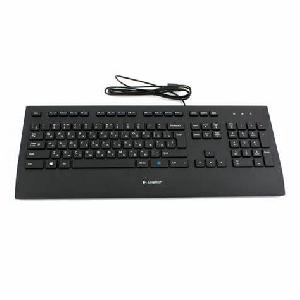 K280e, LOGITECH  Corded Keyboard , USB 1.8m, BLACK (L920-005215)