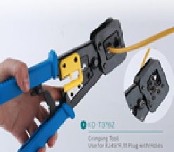 KD-T670, Kingda, Crimping tool for pass through plug