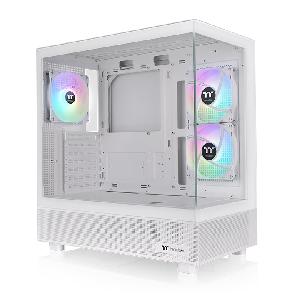  View 270 TG ARGB Snow, THERMALTAKE, CASE, White, E-ATX, 1x140mm ARGB Fan, AIO 360mm, air 180mm, GPU 420mm, 2x3.5”, Type-C, U