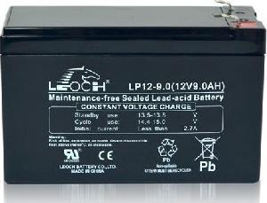 LP12-9, LEOCH Rechargable Battery (12V9AH) 151*65*93.5*99MM T2, 2.52kg