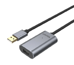  Y-272, UNITEK, Cable, 10M USB 2.0 Aluminium Extension Cable.