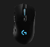 G703, Logitech Wireless Gaming Mouse with HERO Sensor, DPI 100–25,600, Charging/data cable 1.8m, BLACK (L910-005640)