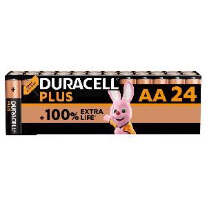  LR6/MN1500, DURACELL, Battery, 24xAA, 1,5V/B 1 piece from a pack.