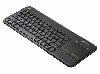 K400 Plus, LOGITECH  Wireless Touch Keyboard - BLACK   920-007147