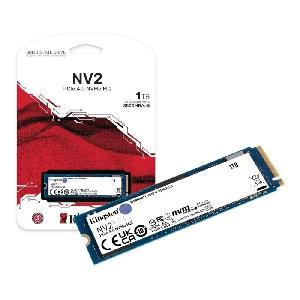 SNV3S/1000G Kingston SSD 1000G NV3 M.2 2280 PCIe 4.0 NVMe SSD  Up to 6,000MB/s read, 4,000MB/s write