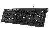 SlimStar 230II,RU,BLK,USB, Genius, Wired Slim keyboard,9 multimedia keys