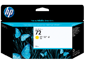 C9373A, HP 72, Yellow DesignJet Ink Cartridge