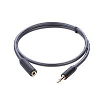 AV124 UGREEN (10782)  3.5mm Male to Female Extension Cable 1m (Gray)