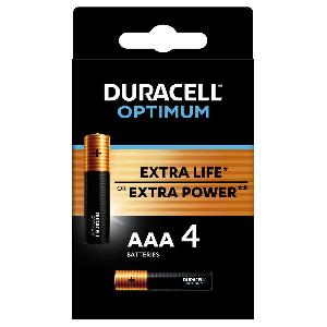 5000394158726  DURACELL OPTIMUM AAA 4x BKP CEE 3L,MX2400, 1.5V/B, EXTRA LIFE