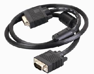 KDVGA1001-3M, Kingda, 3+4 VGA Cable,Al shield,Copper,Nickel Plated Connector,double Ferrites,0.8mm