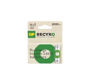  GPRHC272E045, GP, Battery, AAx2 Rechargeable, NiMH 1,2V 2600mA .