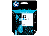 C4911A, HP 82, Cyan DesignJet Ink Cartridge