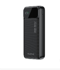  XX-B729-ACBK, CHOETECH, Power Bank, PD22.5W,  20000mAh, Dual USB-A+Type-C, Digital Screen.