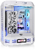 The Tower 600 Snow, ThermalTake, White, Tempered Glass/CT140 White Fan*2, With Screen Metal Panel, CA-1Z1-00M6WN-00