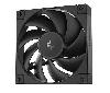  FD12, DEEPCOOL, Fan, 120mm, PWM 400~2050RPM, 64.2 CFM, ≤27.6dB, 4-pin, Black.