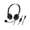 HS-230U, GENIUS USB-C Headband headphone,Black, In-line control for volume/mute 2.4m HS-230U, GENIUS USB-C Headband headphone,Black, In-line control for volume/mute 2.4m