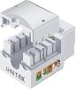 T012A UNITEK CAT6  Modular Keystone Jack (UTP), 90 degree, compatible with T568A/T568B