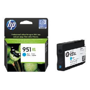  HP, Ink Cartridge,  951XL Cyan Ink Cartridge (High Yield)