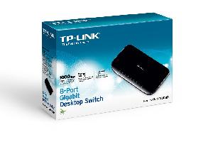 TL-SG1008D, TP-Link, 8-port Gigabit Switch, 8 10/100/1000M RJ45 ports, plastic case