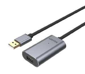 Y-274. UNITEK, 20M USB 2.0 Aluminium Extension Cable