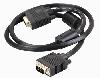 KDVGA1001-5M, Kingda, 3+4 VGA Cable,Al shield,Copper,Nickel Plated Connector,double Ferrites,0.8mm