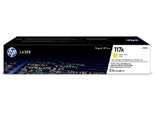 W2072A HP 117A Ylw Original Laser Toner Crtg 700 pages