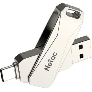  U782C, NETAC, Flash Memory, 64GB  USB3.2+TypeC Dual Flash Drive .