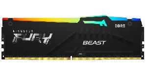  FURY (RGB), KINGSTON, MEMORY, KF564C32BBEA-16	Kingston FURY (RGB) 16GB 6400MHz DDR5 DIMM CL32 1Rx8 2G x 64-bit.