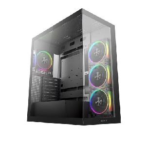  CG580 4F V2,DEEPCOOL ITX/Micro-ATX/ATX, 7Slots, ABS+SGCC, 437×235×501mm, USB3.0×2, Gen2 Tipo-C×1、Audio&Mic×1
