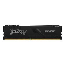  KF432C16BB/16, KINGSTON, RAM, 16GB 3200MT/s DDR4 CL16 DIMM FURY Beast Black.