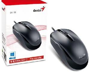 DX-120, Genius, Mouse, 1200 dpi Optical, 1.5m wired USB, BLACK.