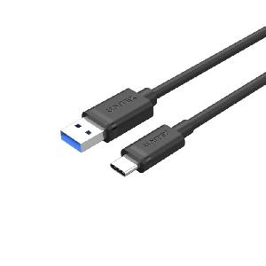 Y-C474BK,UNITEK USB3.0 Type-C (M) Cable to Type-A (M) Cable, 1M Black