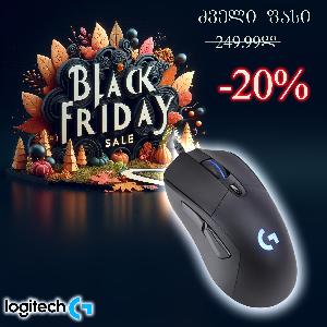 G403, LOGITECH HERO LIGHTSYNC Gaming Mouse, 6 buttons, 100-25,600 dpi, USB 2.1 m, BLACK (L910-005632 )