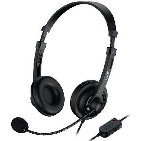  HS-230U, GENIUS, Earphone, USB Headband headphone,Black,.