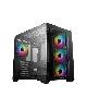  CG530 4F, DEEPCOOL, CASE, Black, ATX, 4×PWM+ARGB120mm, AIO 360mm, Air 160mm, GPU 410mm, 3.5"x2, USB3.0×2 + Gen2 C×1, Audio c