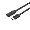  C14086BK-1M, UNITEK, Cable, Type-C 1M Full-Featured USB Male to Female Extension Cable,USB3.2 CM to C FM,with DATA 10Gbps/Di