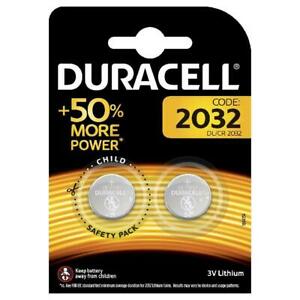  DL/CR2032, DURACELL, Battery, 3V, 2 pack.