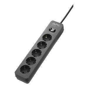 PME5B-GR, APC Essential SurgeArrest 5 Outlet, 1.5 m  Black 230V, 10 A , 2300 W, Germany