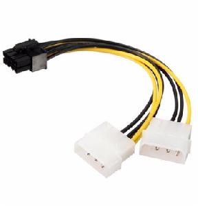 KDMLX0201, Kingda molex to 8 pin Video card power,20cm