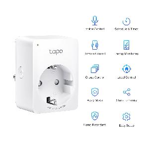  Tapo P100, TPLINK, Mini Smart 2.4 GHz Wi-Fi EU Socket-10A.