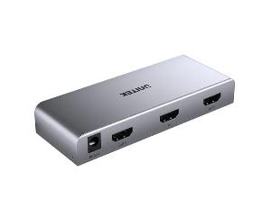  V1130A, UNITEK, HDMI Splitter, 4K HDMI Splitter 1 In 2 Out, UHD 4K@30Hz, QHD 2K@60Hz, 1080P@60Hz,  Works with PCs, Xbox, PS4